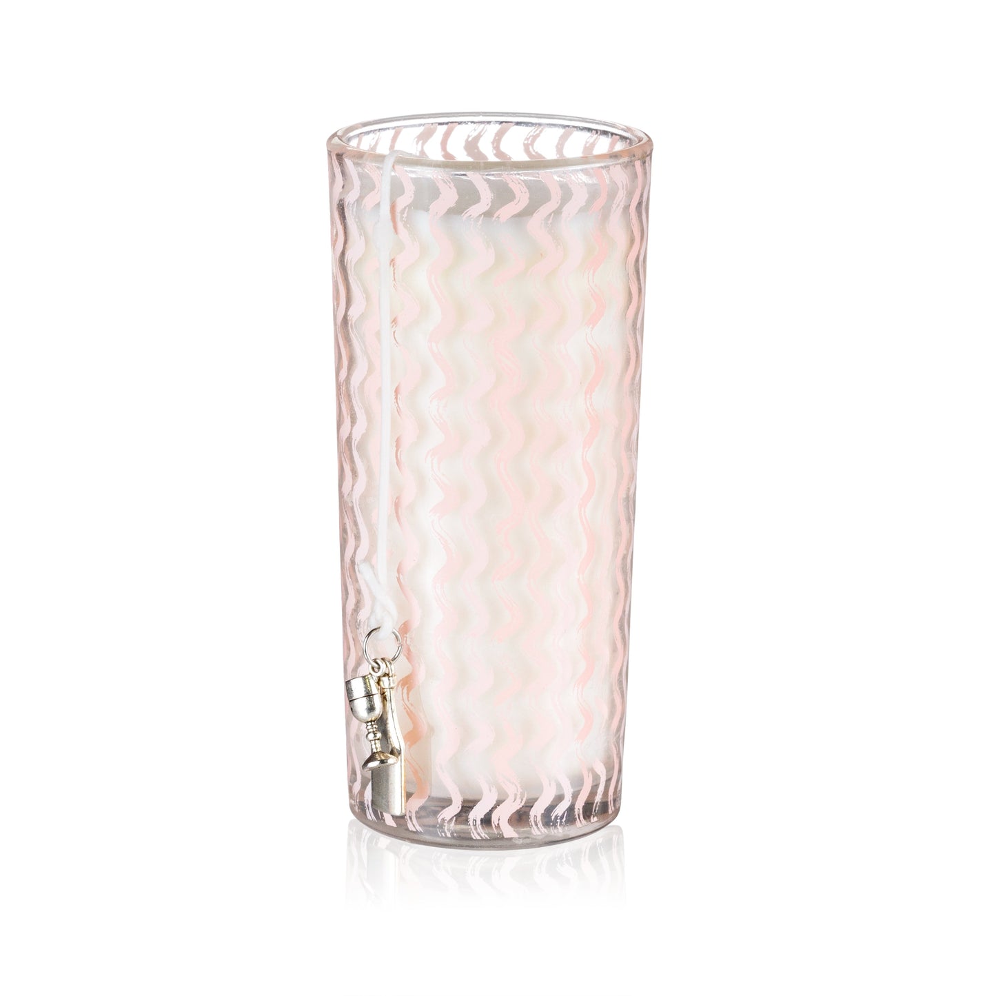 Pier 1 Pink Champagne Charm Jar Candle