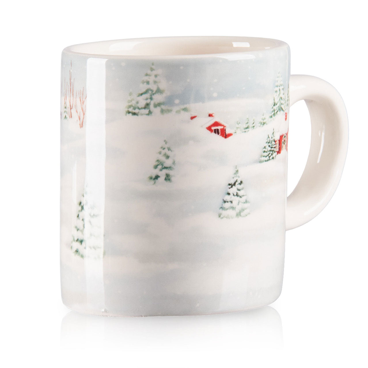 Pier 1 Home for Christmas Set of 4 Mugs