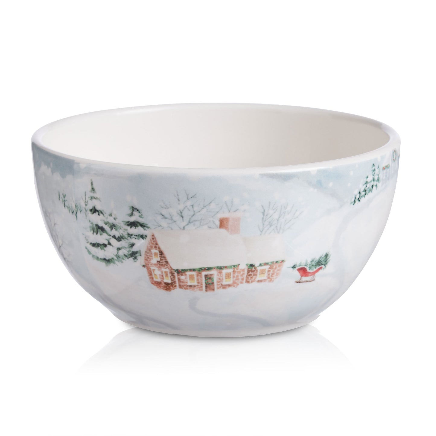 Pier 1 Home for Christmas Set of 4 Cereal Bowls