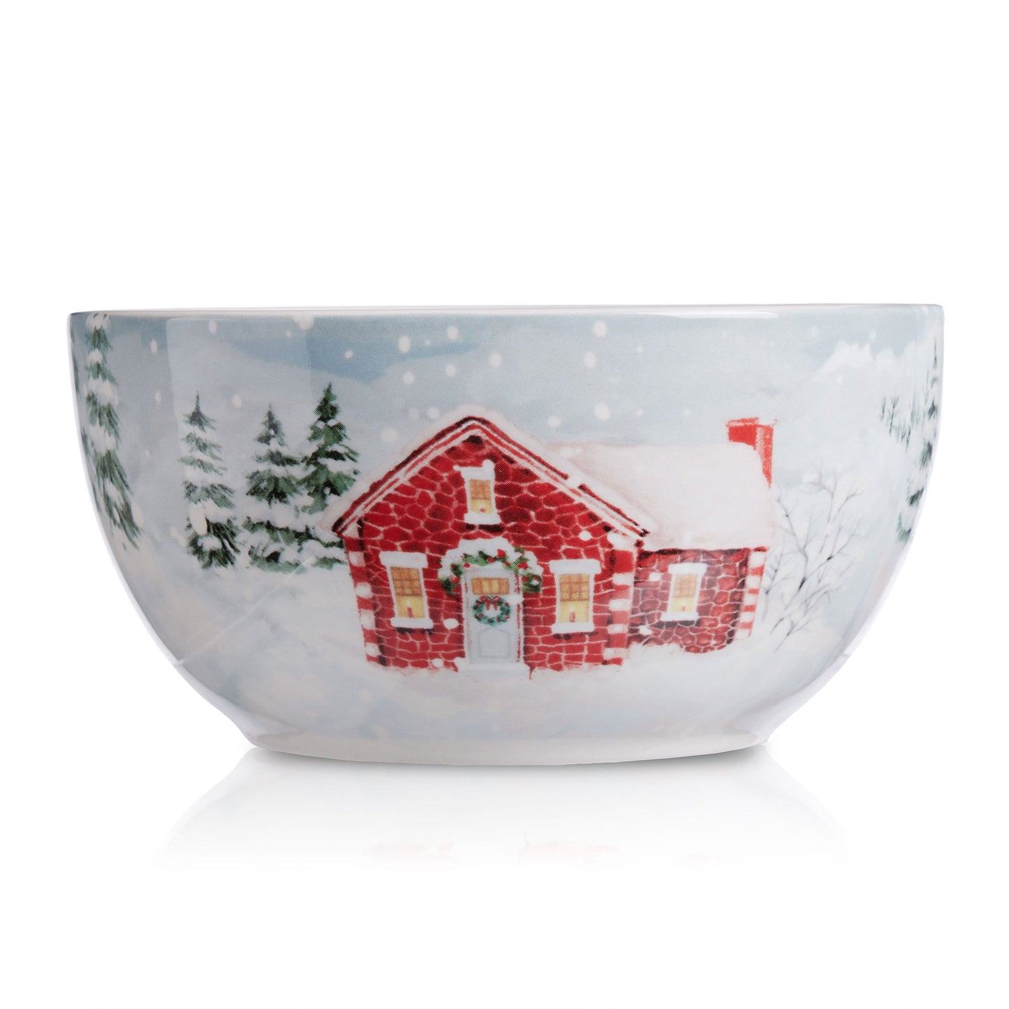 Pier 1 Home for Christmas Set of 4 Cereal Bowls