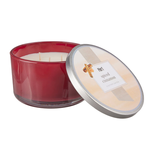 Pier 1 Spiced Cinnamon Filled 3-Wick Candle