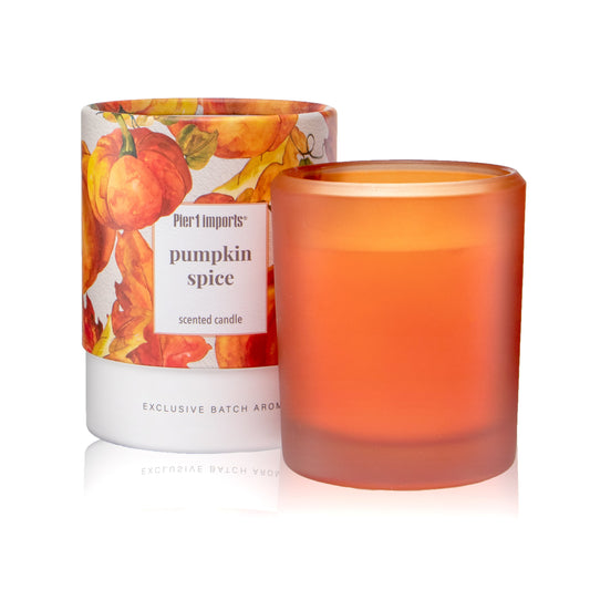 Pier 1 Pumpkin Spice 8oz Boxed Soy Candle