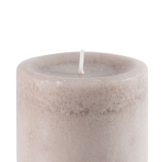 Pier 1 Magnolia Blooms 3X4 Mottled Pillar Candle