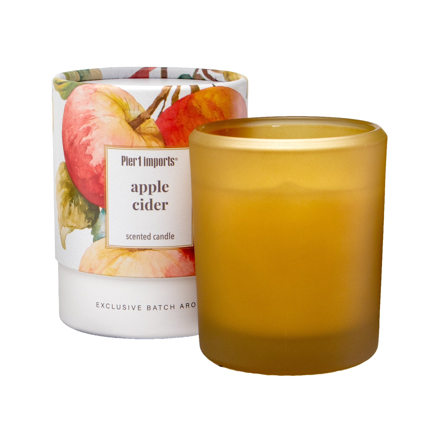 Pier 1 Apple Cider Boxed 8oz Soy Candle