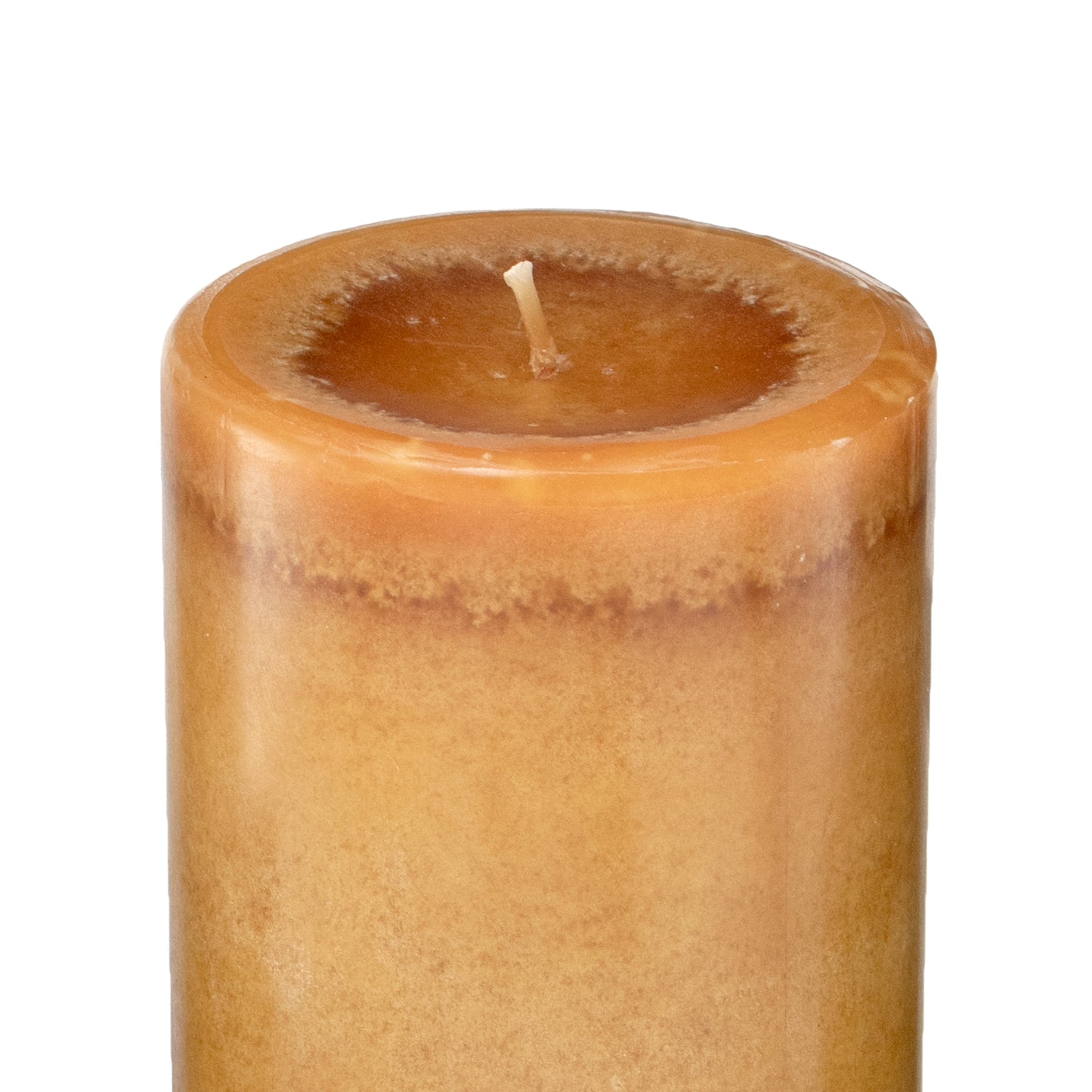 Pier 1 Apple Cider 3x6 Mottled Pillar Candle